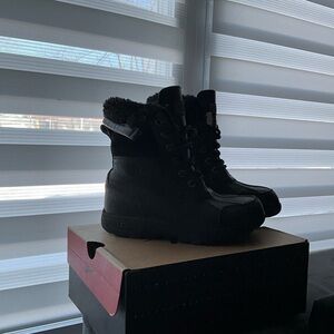 UGG Black Fur-Lined Boots